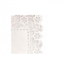 Blondas Rectangulares Caladas Blancas Celulosa 30 x 18 cm (Caja 250 Uds) García de Pou - La Casa de Vesta