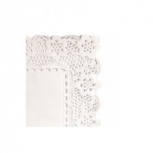 Blondas Rectangulares Caladas Blancas Celulosa 45 x 36 cm (Caja 250 Uds) García de Pou - La Casa de Vesta