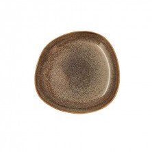 Plato Hondo Ikonic Marrón 20,5 x 19,5 x 3,3 cm.