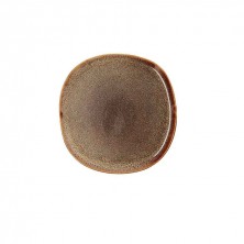 Plato Llano Ikonic Marrón 20,2 x 19,7 x 1,3 cm.