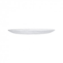 Plato Llano Ikonic Transparente Relieve 28 cm.