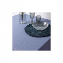 Mantel Efecto lino Azul Vinthera 135 x 240 cm