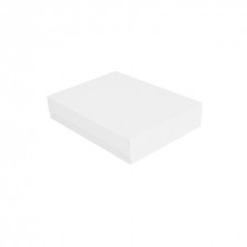 Bandeja Con Tapa Blanca 19,5 x 11 x 4,5 cm. (Pack 50 Uds.) García de Pou - La Casa de Vesta