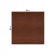 Mantel Plegado Z Chocolate 120 x 120 cm. (Pack 20 Uds.) García de Pou - La Casa de Vesta