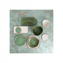 Ensaladera Ikonic Verde 20 x 19,5 x 8,5 cm. BIDASOA - La Casa de Vesta