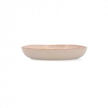 Plato Hondo Ikonic Blanco 20,2 x 19,7 cm. BIDASOA - La Casa de Vesta