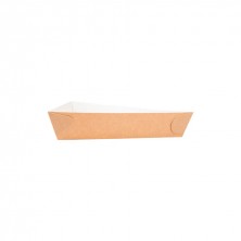 Barquilla Triangular Kraft 14,5 x 19 x 3,5 cm. (Pack 100 Uds.) García de Pou - La Casa de Vesta