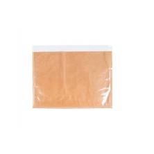 Bolsas Con Ventana Grande Natural 28 x 22 / 20 cm (Pack 500 Uds)