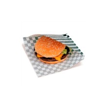 Bolsas Burger / Kebab Fitipaldi Negro 16 x 16,5 cm (Pack 500 Uds) García de Pou - La Casa de Vesta