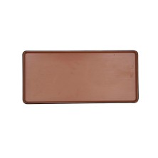 Bandeja Rectangular Gio Terracota Melamina 31,5 x 14,5 cm. BIDASOA - La Casa de Vesta