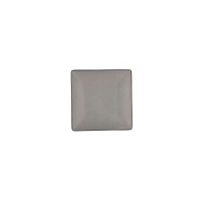 Plato Cuadrado Gio Gris 18 x 18 cm. BIDASOA - La Casa de Vesta