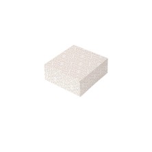Cajas Pastelería Sin Ventana Blanco y Dorado 18 x 18 x 7,5 cm. (Pack 50 Uds.) García de Pou - La Casa de Vesta