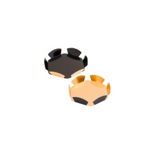 Corolas 2 Caras Oro Y Negro 8 cm (Pack 200 Uds.) García de Pou - La Casa de Vesta