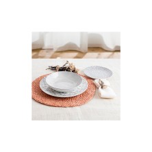 Vajilla Aquilea Gris 12 Piezas. BIDASOA - La Casa de Vesta