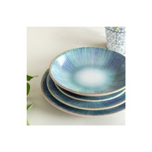 Plato Llano Esmeralda 21 cm. (Caja 24 Uds.) Lubiana - La Casa de Vesta