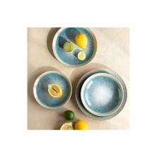 Plato Llano Turquesa Óxido 28 cm. (Caja 12 Uds.) Lubiana - La Casa de Vesta