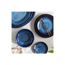 Plato Llano Cosmos Blue 17 cm. (Caja 36 Uds.) Lubiana - La Casa de Vesta