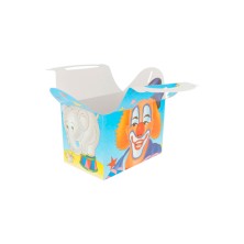Caja Menú Infantil Circo 15,5 x 10,5 x 17,5 cm. (Pack 50 Uds.) García de Pou - La Casa de Vesta