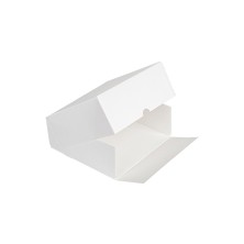 Cajas Pastelería Con Ventana Blanca 26 x 26 x 8 cm. (Pack 50 Uds.) García de Pou - La Casa de Vesta