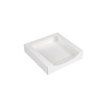 Envase Para Sushi Con Ventana Blanca 23 x 23 x 5 cm. (Pack 50 Uds.) García de Pou - La Casa de Vesta